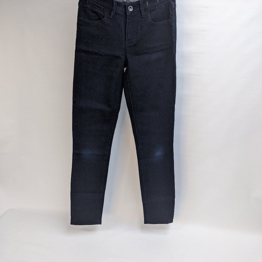 Madewell Skinny Skinny Ankle Jean dark wash sz 24 excellent pre-owned co…